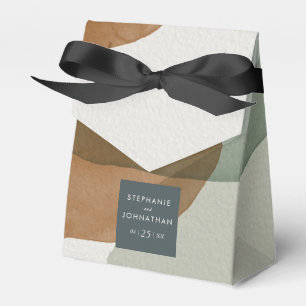 Moderne Abstrakte Minimalistische Hochzeit Geschenkschachtel