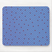Moderne abstrakte Mosaik-Geometrie-Muster 1293 Mousepad (Vorne)