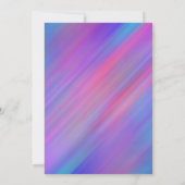 Moderne Abstrakte Motion Blank Card Dankeskarte (Rückseite)