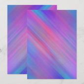 Moderne Abstrakte Motion Blank Card Dankeskarte (Vorne/Hinten)