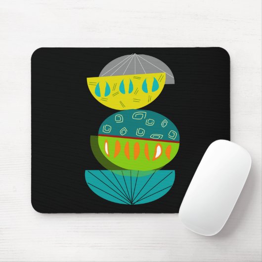 Moderne Abstrakte Mousepad aus dem Mittelalter (Mit Mouse)