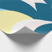 Moderne abstrakte multicolor Pop-Art Geschenkpapier (Ecke)