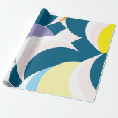 Moderne abstrakte multicolor Pop-Art Geschenkpapier (Ungerollt)