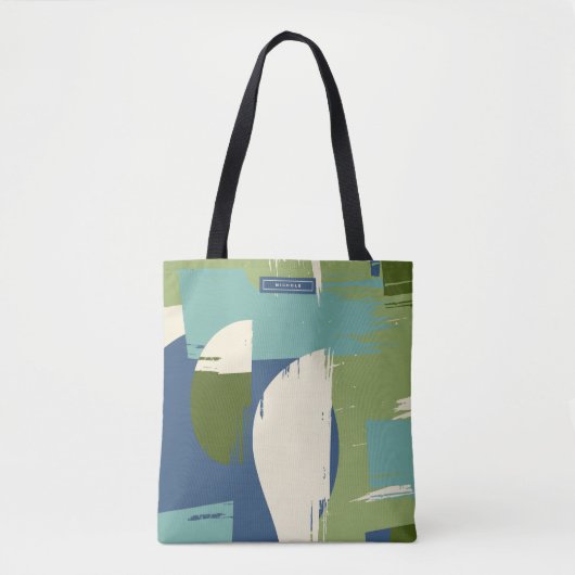 Moderne abstrakte Multifarben Tasche (Vorderseite)