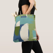 Moderne abstrakte Multifarben Tasche (Von Nahem)