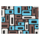 Moderne abstrakte Muster der Mitte des Jahrhundert Tischdecke (Vorderseite (Horizontal))