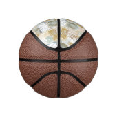 Moderne abstrakte Muster Mini Basketball (Rechts)
