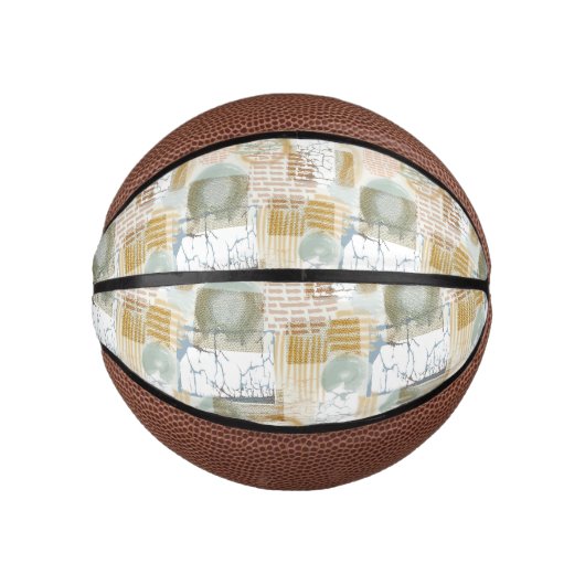 Moderne abstrakte Muster Mini Basketball (Vorderseite)