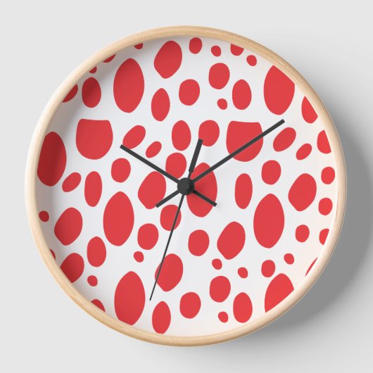 Moderne abstrakte Musteruhr Uhr (Vorderseite)