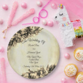 Moderne Abstrakte Natur Elegant Frische Pasta mach Pappteller (Party)