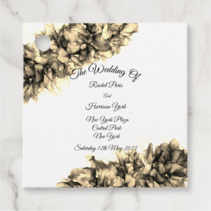 Moderne Abstrakte Natur Elegante Hochzeit Geschenkanhänger