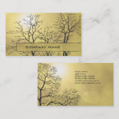 Moderne abstrakte Natur Visitenkarte (Vorne/Hinten)