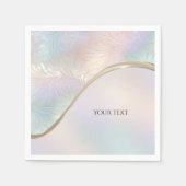 Moderne Abstrakte Neapel Serviette (Vorderseite)