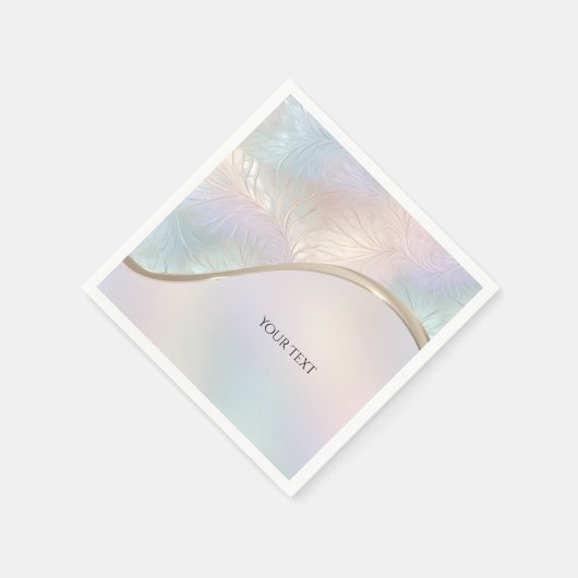 Moderne Abstrakte Neapel Serviette (Ecke)