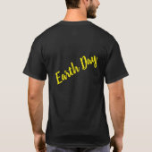 Moderne Abstrakte Neon Art für den Earth Day T-Shirt (Rückseite)