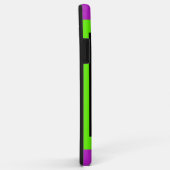 Moderne Abstrakte Neon Pink Green Fraktal Blume Case-Mate iPhone Hülle (Hinten/Rechts)