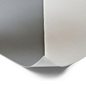 Moderne abstrakte neutrale 3D-Layer Poster (Ecke)