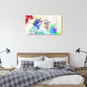 Moderne Abstrakte "NEXUS" Leinwanddruck (Insitu (Schlafzimmer))