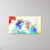 Moderne Abstrakte "NEXUS" Leinwanddruck (Vorderseite)