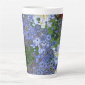 Moderne abstrakte Oberflächenarbeiten - Latte Tass Milchtasse (Vorderseite)