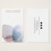 Moderne Abstrakte Ohrringe Schmuckkarten (Vorne & Hinten)