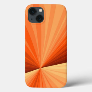 Moderne abstrakte orange rote Vanille-Grafik-Frakt Case-Mate iPhone Hülle