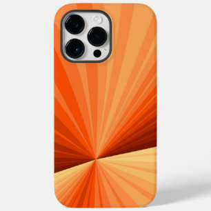 Moderne abstrakte orange rote Vanille-Grafik-Frakt Case-Mate iPhone 14 Pro Max Hülle