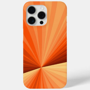 Moderne abstrakte orange rote Vanille-Grafik-Frakt Case-Mate iPhone Hülle