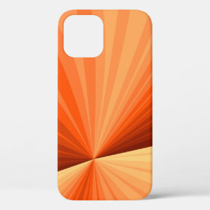 Moderne abstrakte orange rote Vanille-Grafik-Frakt Case-Mate iPhone Hülle
