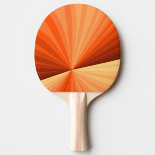Moderne abstrakte orange rote Vanille-Grafik-Frakt Tischtennis Schläger