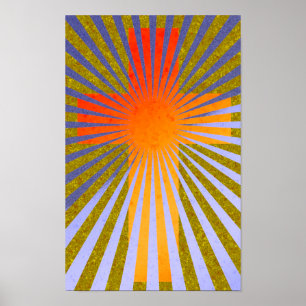 Moderne Abstrakte Ostern Kreuzblumen Poster