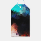 Moderne Abstrakte Paint Spritzer Vielen Dank Geschenkanhänger (Rückseite)