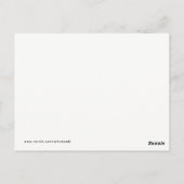 Moderne Abstrakte Paint Spritzer Vielen Dank Postkarte (Rückseite)