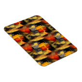 Moderne Abstrakte Paint Squares Magnet (Rechte Seite)