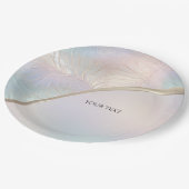 Moderne Abstrakte Papierplatte Pappteller (Schrägansicht)