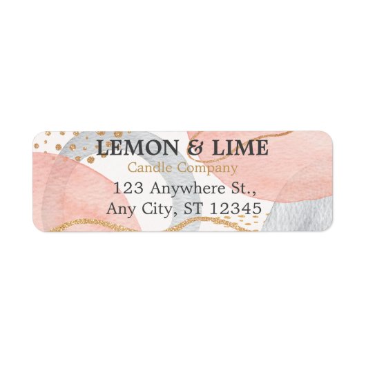 Moderne Abstrakte Pastagerichte Wasserfarben - Rüc (Vorne)