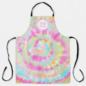 Moderne abstrakte Pastell-gefärbte Krawatte Schürze (Vorderseite)