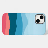 Moderne Abstrakte Pastellfarben Case-Mate iPhone Hülle (Rückseite (Horizontal))