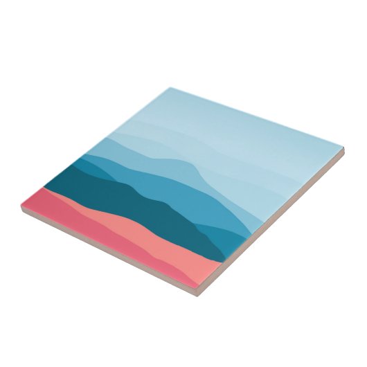 Moderne Abstrakte Pastellfarben Fliese (Seite)