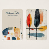 Moderne Abstrakte Personalisierte Earring Display (Vorne & Hinten)