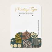 Moderne Abstrakte Personalisierte Earring Display  (Vorderseite)