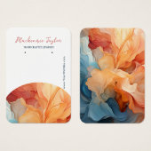 Moderne Abstrakte Personalisierte Earring Display (Vorne & Hinten)