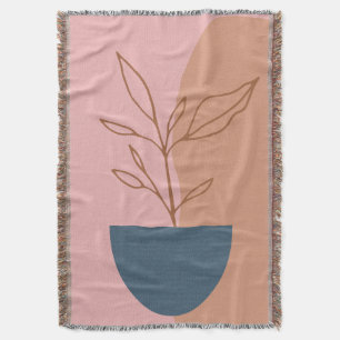 Moderne Abstrakte Pflanze mit Blumenmuster Zeichne Decke