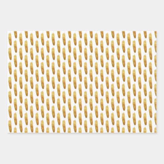 Moderne abstrakte Pinselstriche Geschenkpapier Set (Vorderseite 3)