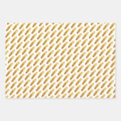 Moderne abstrakte Pinselstriche Geschenkpapier Set (Vorderseite 2)