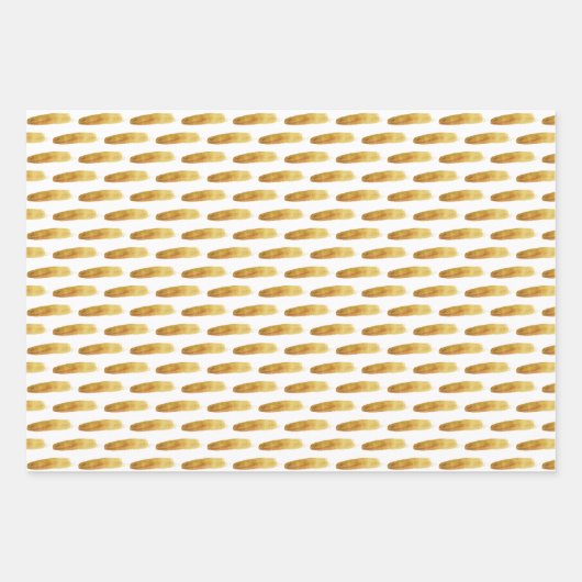 Moderne abstrakte Pinselstriche Geschenkpapier Set (Vorderseite)