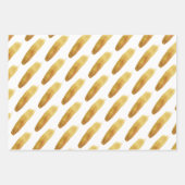 Moderne abstrakte Pinselstriche Geschenkpapier Set (Vorderseite 3)