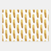 Moderne abstrakte Pinselstriche Geschenkpapier Set (Vorderseite 2)