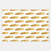 Moderne abstrakte Pinselstriche Geschenkpapier Set (Vorderseite)