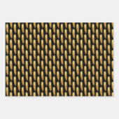 Moderne abstrakte Pinselstriche Geschenkpapier Set (Vorderseite 3)